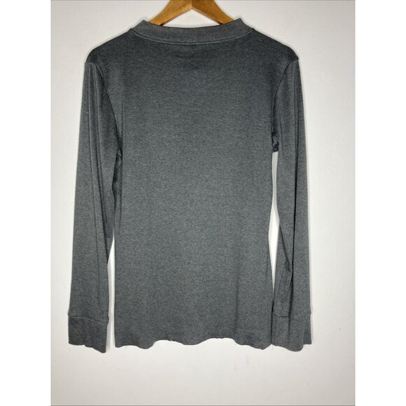 Netflix Lost In Space Shirt Women's XL Long Sleeve Gray Henley Shirt - Picture 6 of 7